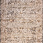 Louis De Poortere tapis, Antiquarian Suleiman Grey 8884, Ushak design