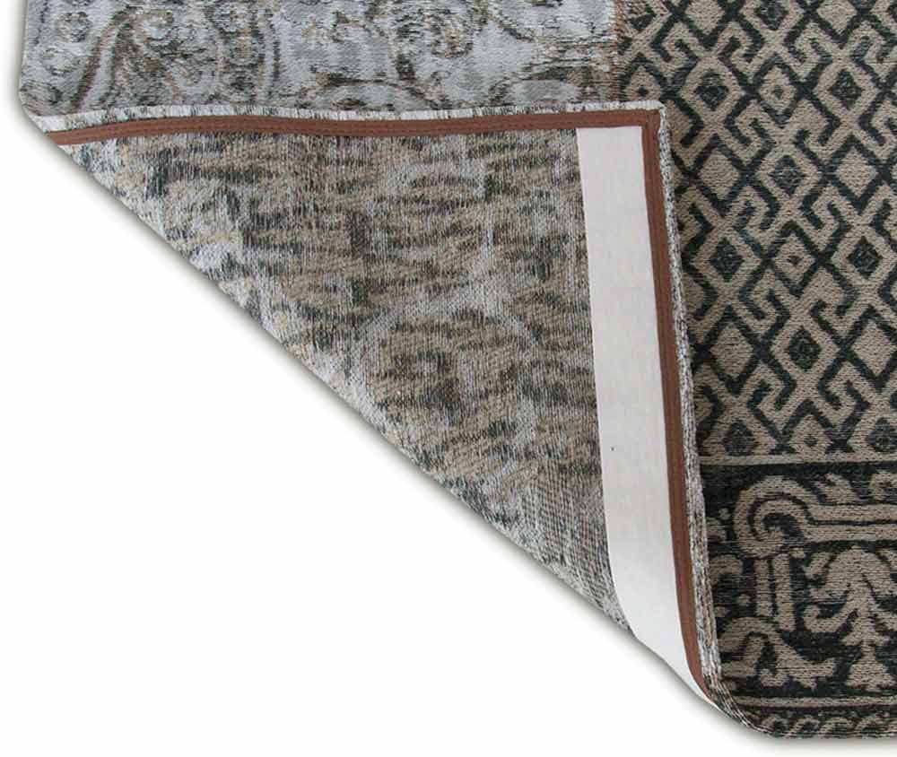tapis Louis De Poortere LX8101 Vintage Black White corner
