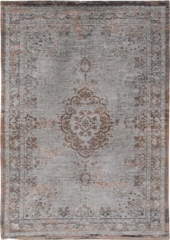 tapis Louis De Poortere LX8257 Fading World Medaillon Grey Ebony