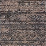 Louis De Poortere tapis, Antiquarian Black Rabat 9113, Kilim design