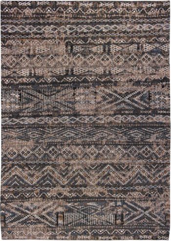 Louis De Poortere tapis LX 9113 Antiquarian Kilim Black Rabat