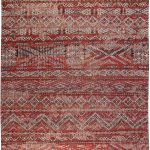 Louis De Poortere tapis, Antiquarian Fez Red 9115, Kilim design