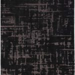 Louis De Poortere tapis, Structures Black Water 9200, Baobab design