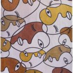 Louis De Poortere tapis, Gallery Faces 9222, Icon design