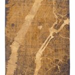 Louis De Poortere tapis, Cities Gatsby Gold 9315, New York design