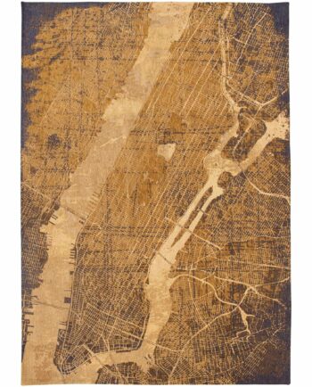 Louis De Poortere tapis Cities New York 9315 Gatsby Gold