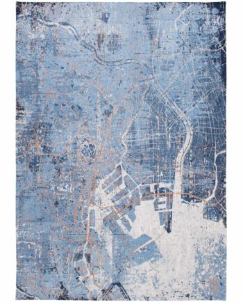 Louis De Poortere tapis Cities Tokyo 9314 Conductive Blue