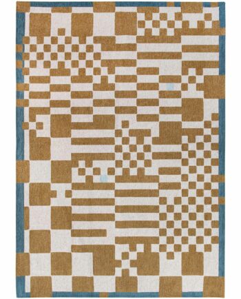 Louis De Poortere tapis Craft Chess 9338 Honey