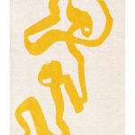 Louis De Poortere tapis, Craft Pure Yellow 2084, Ribbon design