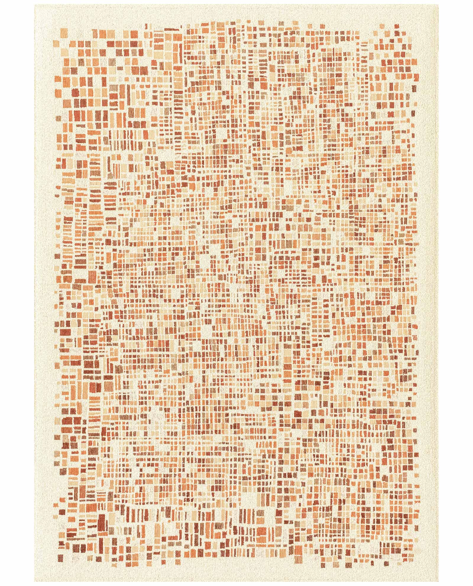 Louis De Poortere tapis Gallery 2098 Cubik Pumpkin